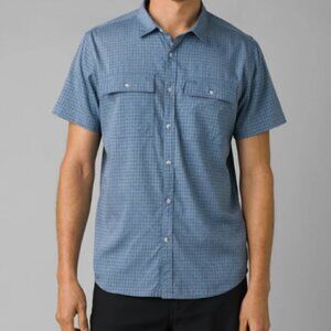 Men! prAna Garvan Short Sleeve Shirt size X-Large Tall